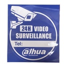 CALCOMANIA C/AZUL (24H VIDEO SURVEILLANCE), DAHUA