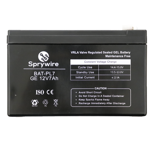 [SW-BA12V7A] Batería para UPS 12V 7ah SpryWire