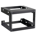 Estante de pared de 19 pulgadas, ancho 490 mm, profundidad 400 mm, espesor 1,2 mm; incluye 4 piezas M10 * 80 dynabolt 4U