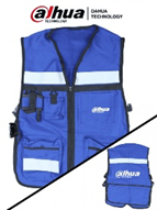 [PROMO-DH-CHALECO-AZUL] Chaleco Dahua azul para técnico eléctrico (2023 Electrician Vest-Blue) 