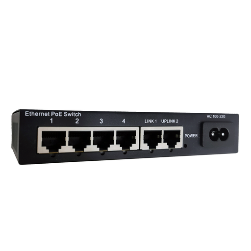 [SW1006] Switch POE de 4 canales 10/1000m SpryWire