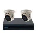 COMBO 2 CÁMARAS 1080P 20m IR ZKTeco 500GB