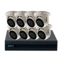 COMBO 8 CÁMARAS METÁLICAS 1080P 20m IR ZKTeco 1TB