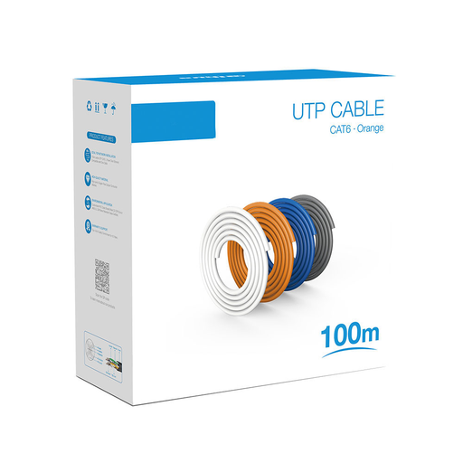 [DH-PFM922I-6UN-C-100] bobina de cable Dahua UTP interior  CAT6  cca de 100 mts