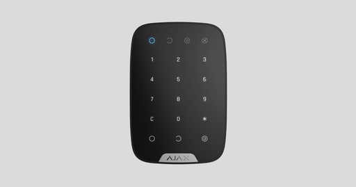 [28293.83.BL3] AJAX KeyPad Plus Wireless para interiores Touch color negro