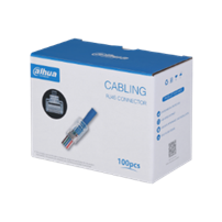 [DH-PFM976-530-PT] Caja de 100 conectores RJ45 para Cable UTP CAT5E 
