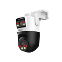 Cámara exterior con doble lente y panorámica y 5+5 MP con Wi-Fi 