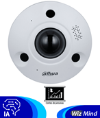 [DH-IPC-EBW8842-AS] Cámara IP Fisheye de 8MP 360°I, R de 10m, Antivandálica 