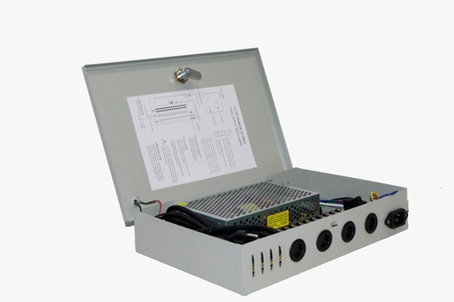 [PSBA12V20A-US18CH] Fuente de alimentación centralizada de 12V y 20A de 18 canales