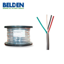 Cable BELDEN de Seguridad y Sonido, Riser-CMR, conductores trenzados de cobre desnudo de 4-22 AWG con aislamiento de polipropileno, chaqueta de PVC con cordón deshilachador. Color GRIS 