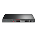 Switch 24-Puertos 10/100Mbps + 2-Port Gigabit PoE+ No Gestionable 