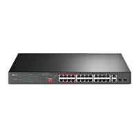 [TL-SL1226P(UN)] Switch 24-Puertos 10/100Mbps + 2-Port Gigabit PoE+ No Gestionable 