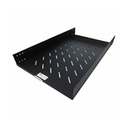 Bandeja para gabinete de 6U/9U/12U, de acero laminado en frío, color negro, 19", 1UR. 