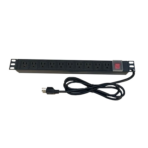 [EPA358] AS-PDU-10U PDU HORIZONTAL DE 10 TOMAS
