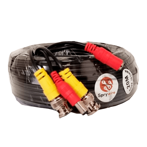 [BD-SW-20] CABLE ARMADO PARA VIDEO Y ENERGIA DE 20MTS, SPRYWIRE